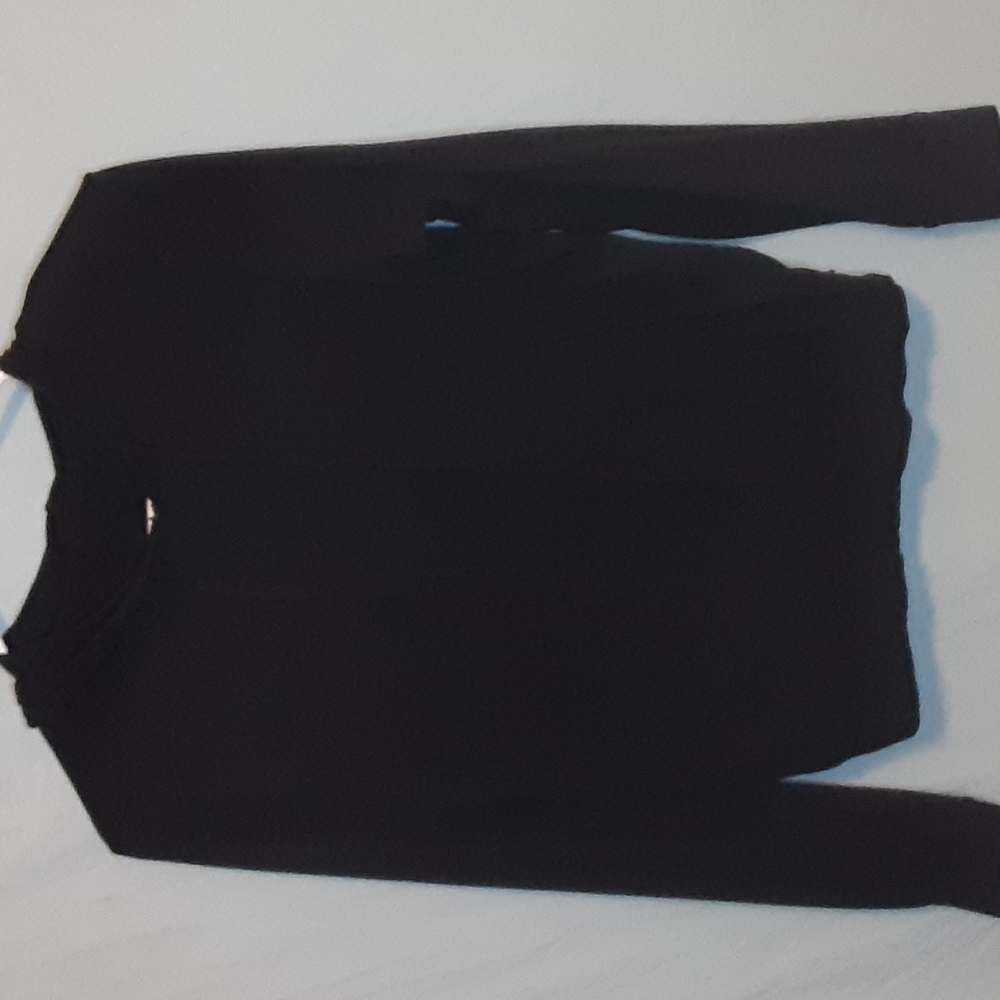Long sleeve T shirt with a hood and pocket